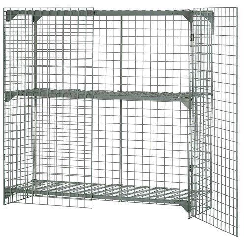 Global Industrial Wire Mesh Security Cage 48x24x48