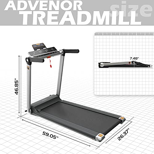 Advenor treadmill motorized treadmills 3.0 hp sale