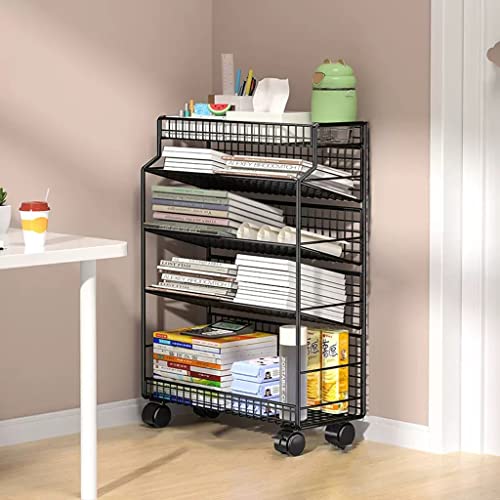TEmkin Small Bookshelf with Wheels