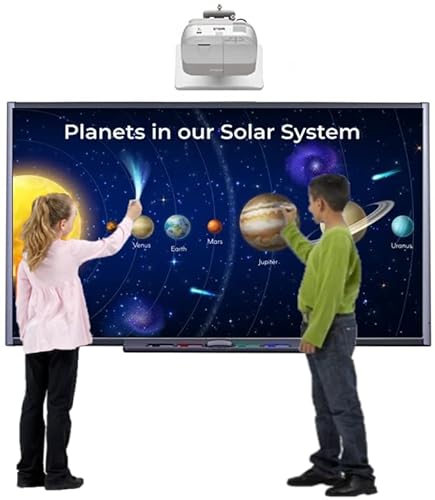 SMART Interactive Smart Board with UST Projector for Classroom & Collaboration