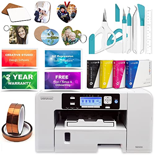 Sawgrass Virtuoso SG500 Printer Bundle with UHD Inks and Craft Tools