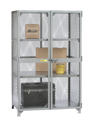 Little Giant Metal Welded Storage Locker with 2 Center Shelves, 48" x 78" x 24