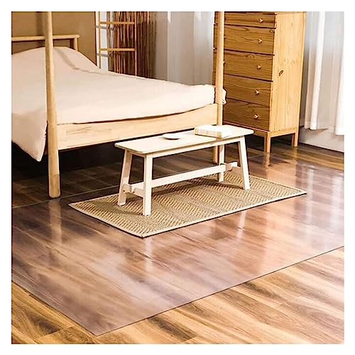 HOBBOY Hard-Floor Chair Mat Protector - PVC Clear Office Mat - Transparent Rectangle Floor Mat - 1.5mm Thickness - Custom Sizes