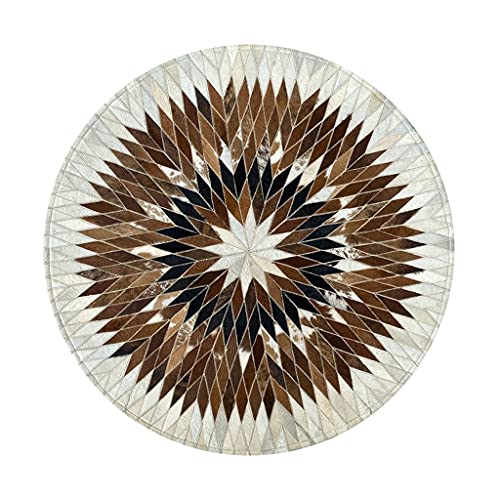 WQXD Leather Hard Floor Chair Cushion, Square 71 x 71 inches Light Gray Non-Slip Mat