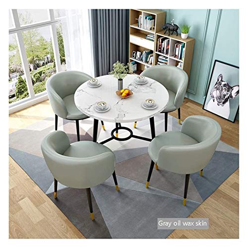 SYLTER Office Conference Table and Chair Set - Reception Coffee Table - Balcony Living Room Combination Table - Beauty Salon Reception Desk