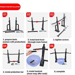 Strength Training Equipment Wall Mount Chin Up Bar Multi Grip Pull-Up Bar with Hangers for Punching Bags Power Ropes for Home Gym 1300 LB Weight Capacity (Color : B-White)