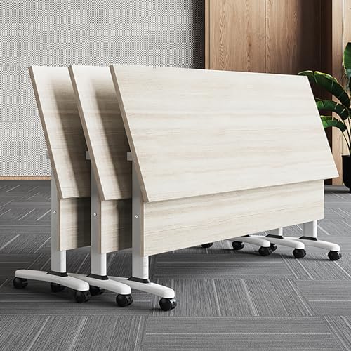 HSHBDDM Foldable Conference Table with Caster Wheels