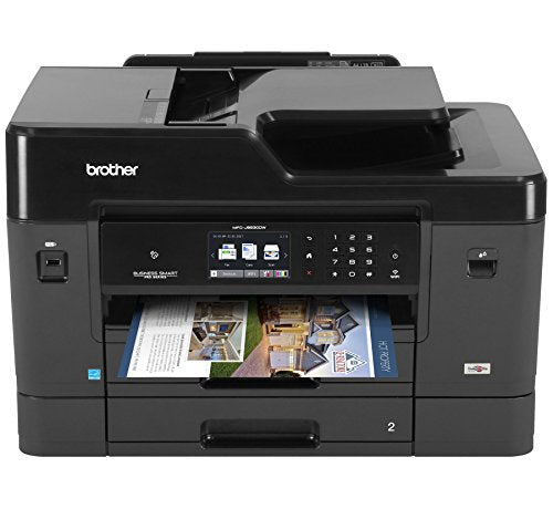 Brother MFC-J6930DW Color Inkjet Printer, Wireless, Duplex, Amazon Dash Renewed