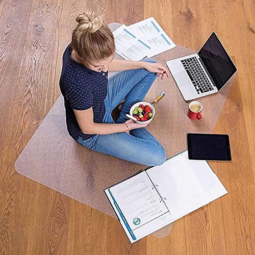 HAIZON Hard-Floor Chair Mat PVC Clear Non-Slip Protector for Hard Floor - Multiple Sizes