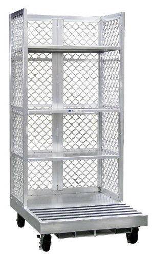 New Age Forklift Order Picking Cart, Aluminum, 12" H