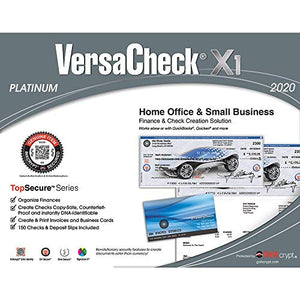 VersaCheck HP OfficeJet Pro 8210 MX MICR Check Printer and VersaCheck X1 Platinum Check Printing Software Bundle, Black (8210MX)