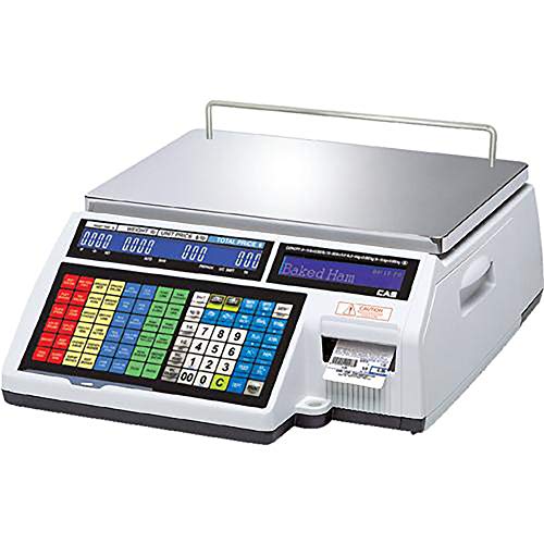 CAS CL5500B-30 Dual Capacity Label Printing Scale 0-30 lb NTEP