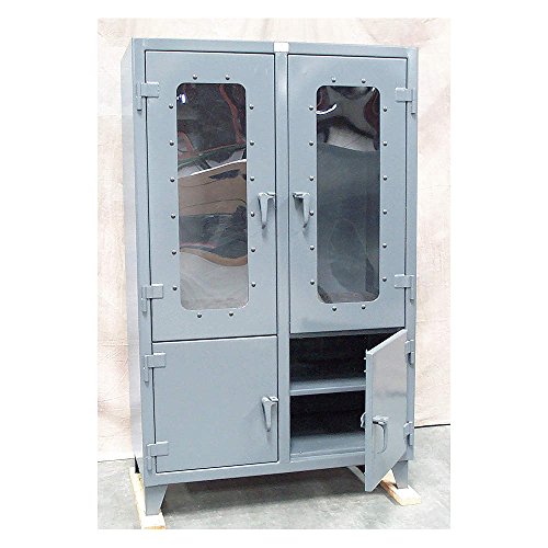 Strong Hold Heavy Duty Storage Cabinet - Dark Gray, 78"H x 48"W x 24"D - Assembled