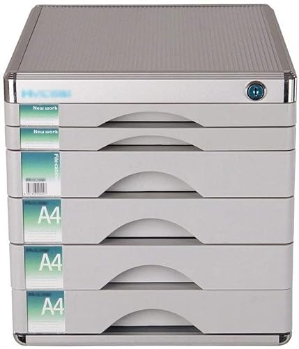 Generic File Cabinets Filing Cabinets for Home Office Storage - Lockable 6 Drawers - FANJIANI