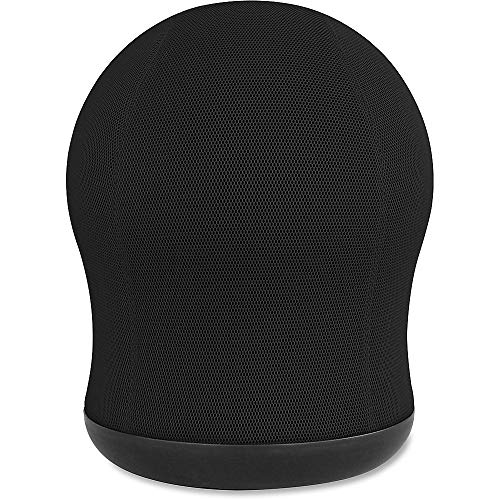 Safco Zenergy Swivel Ball Chair - Black Mesh, Anti-Burst Exercise Ball for Active Seating