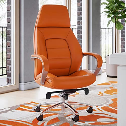 Zuri Furniture High Back Executive Chair - Orange