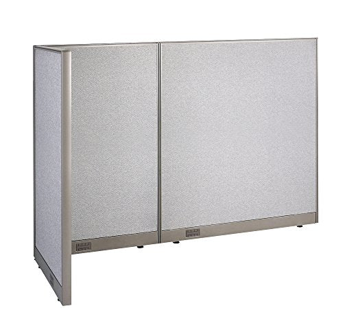 GOF Freestanding L Shaped Office Partition - Large Fabric Room Divider Panel