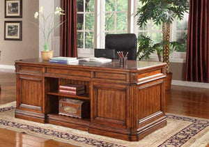 Parker House - Grand Manor Granada Double Pedestal Executive Desk - PAH-GGRA-9080-3-CL