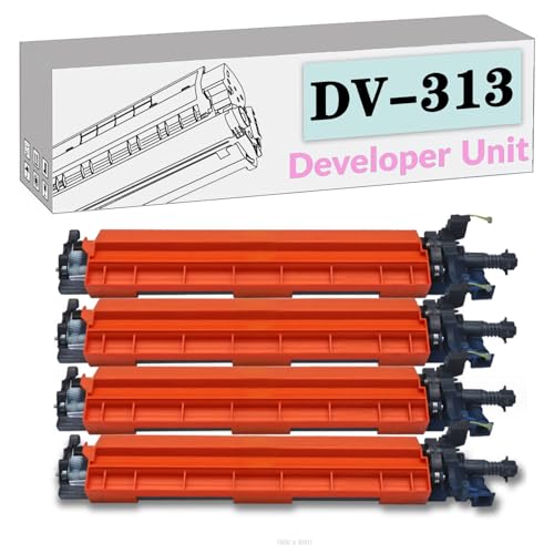 PUCIO DV313 Developer Unit Compatible with Konica Minolta C308 C368 Printers - 4 Color