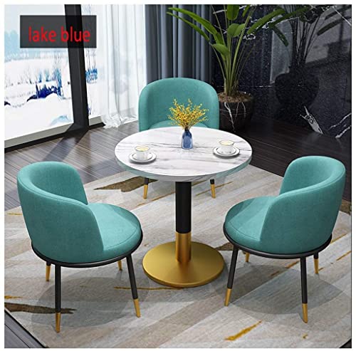AkosOL Business Reception Room Table Set - Coffee Desk Set, Balcony Table and Chair Combination - Yellow