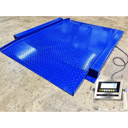 Liberty Scales, Inc. Low Profile Drum Scale with 3' x 3' Platforms | 1000 lbs x 0.2 lb