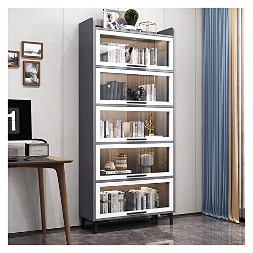 HARAY Children's Bookshelf with Glass Door - B, 80CM Medium