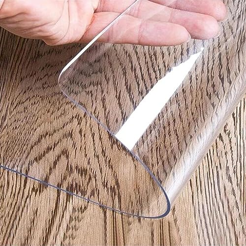 HOBBOY PVC Transparent Runner Mat, Clear Floor Protector Carpet, Non Slip, Easy Clean, Multiple Sizes