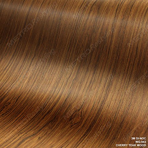 3M DI-NOC WG-943 Cherry Teak Woodgrain 15in x 360in Vinyl Film Series