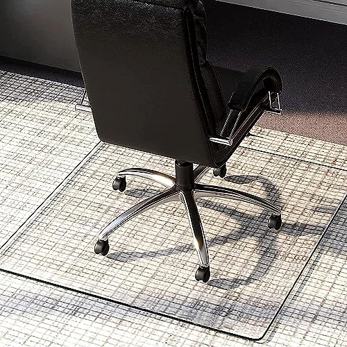 CParts Clear Chair Mat for Hardwood Floor/Carpet, Heavy Duty - 140cmx600cm