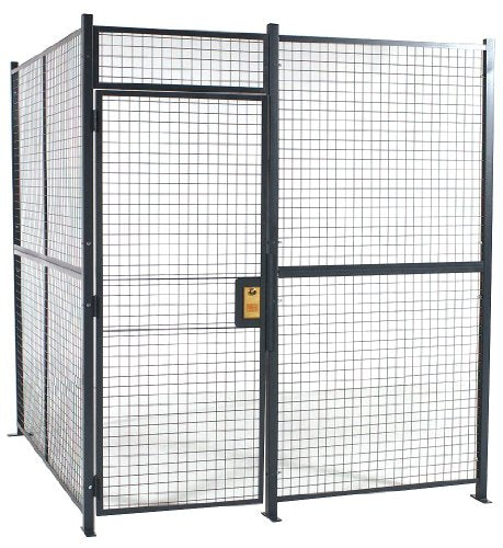 WIRECRAFTERS Welded Wire Partition 4 Sided Hinge Door 12124RW