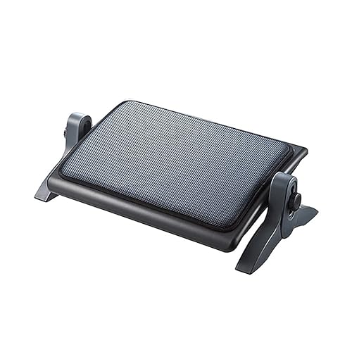 NOTRYA Office Foot Rest Adjustable Angle Soft Cushion Ergonomic Under Desk Footrest