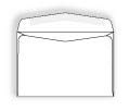 Neopost Machine Insertable Booklet Envelopes, 6" x 9", White Sulphite, 24 lb (SFI Certified), Vellum Finish, Two Side Seams Under, No Window - Box of 500 Envelopes