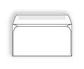 Slim Jim Machine Insertable Booklet Envelopes, 6" x 11-3/8", White Sulphite, 24 lb (SFI Certified), Vellum Finish, Two Side Seams Under, No Window - Box of 1,000 Envelopes