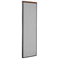 Global Industrial 24-1/4"W x 73-1/2"H Deluxe Office Partition Panel, Gray
