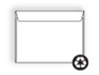 Recovery® White Sulphite Booklet Envelopes, 10" x 13", 30% Post-Consumer Recycled, (FSC® Certified), 92% Brightness, 28 lb, Acid Free, Vellum Finish, Two Side Seams Under - Box of 500 Envelopes