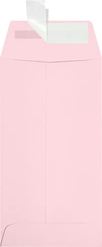 LUXPaper #7 Coin Envelopes | Peel & Press | 3 1/2" x 6 1/2" | Candy Pink | 80lb. Text | 250 Qty