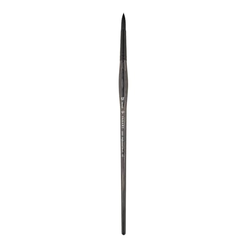 Pan Art Synthetic Round Brush No.12 for Oil Painting - Premium Quality - 1 Piece