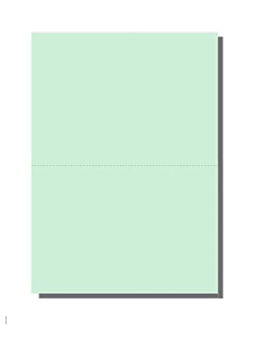Secure Rx Prescription Form Laser-Print Paper w Hrz Perforation, Green 24-lb, 8.5" x 11" (SGP-24-Rx) - 500 Sheets