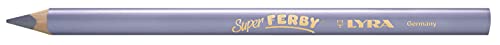 Lyra Super Ferby Triangular Metallic Colored Pencils - Set of 12 Metallic Pencils with A 6.25mm Core - Highly Pigmented Colored Pencils for Artists of All Ages - Durable Pencils for Coloring and More