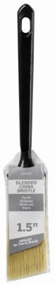Shur-Line Good 1.5" Blended China Bristle Angled Paint Brush with Plastic Handle - Quantity of (4)