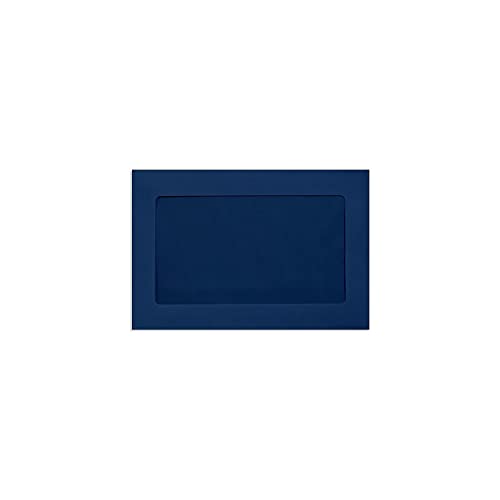 LUXPaper 6 x 9 Full Face Window Envelopes | Navy Blue | 80lb. Text | 500 Qty