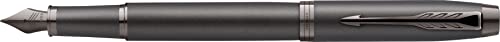 Parker IM BRT 2173274 Official Parker Fountain Pen, F Fine Point, Luxury Brand, Gift, Monochrome Bronze