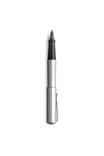 Faber-Castell Hexo 140595 Rollerball Pen Matte Silver