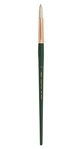 Silver Brush Limited Grand Prix Round Oil Paintbrush, Size 10, Long Handle
