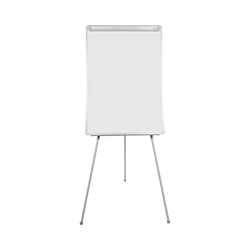 Bi-Office Earth Flipchart Tripod Non Magnetic Easel, A1, Dry Wipe Surface, Aluminium Frame