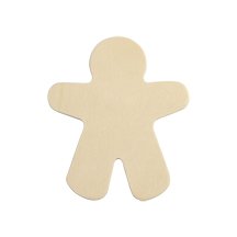 500 Pcs of 3-7/8" Gingerbread Boys Cut Outs 3-7/8" Tall x 3-3/8" Wide x Approx 1/8" Thick Made from Birch Plywood