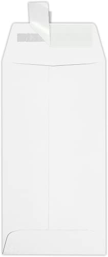 LUXPaper #7 Coin Envelopes | 3 1/2" x 6 1/2" | Bright White | 80lb. Text | 1,000 Qty