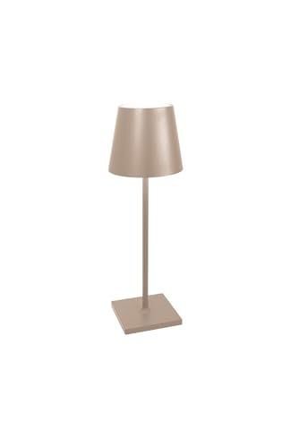 Zafferano, Poldina L Desk, Rechargeable Table Lamp, Sand