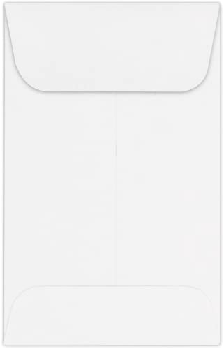 LUXPaper #1 Coin Envelopes, 2 1/4" x 3 1/2", 24lb. White Wove, 2,400 Pack