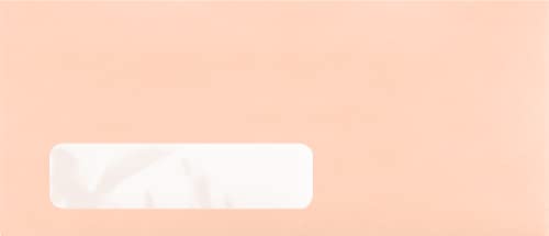 LUXPaper #10 Business Window Envelopes | 4 1/8" x 9 1/2" | Blush Pink | 80lb. Text | 1,000 Qty